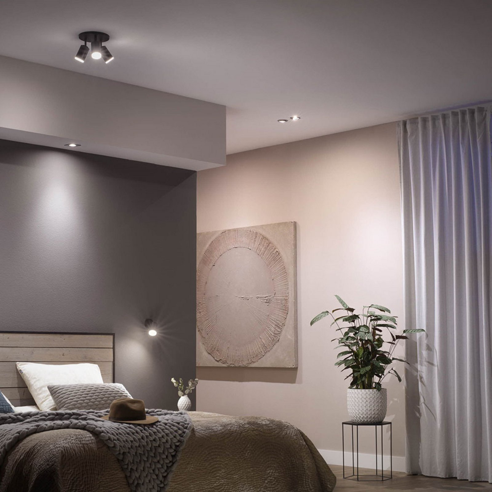 Centura Recessed Alu Round Bluetooth White/Color Amb. - Philips Hue