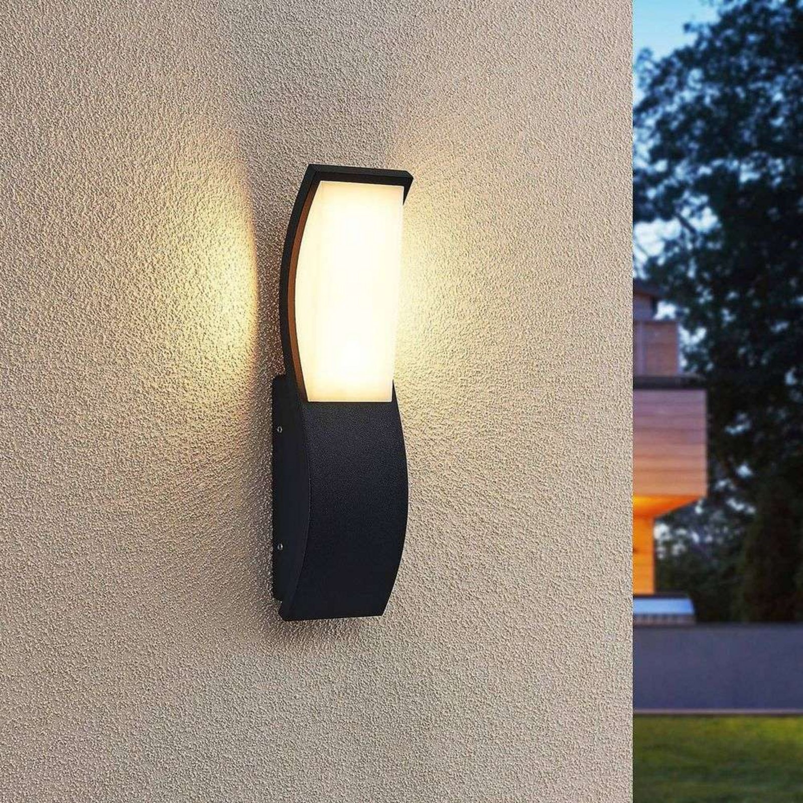 Maca LED Aplica de Exterior Anthracite - Lucande