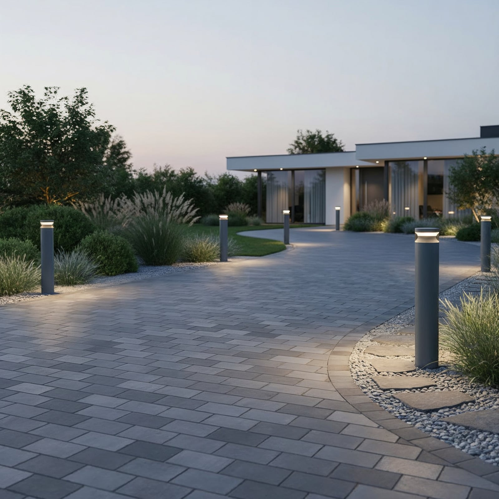 Ideal Lux LED svjetiljka za put Boeing, visina 70 cm, antracit Ideal Lux LED svjetiljka za put Boeing, visina 70 cm, antracit