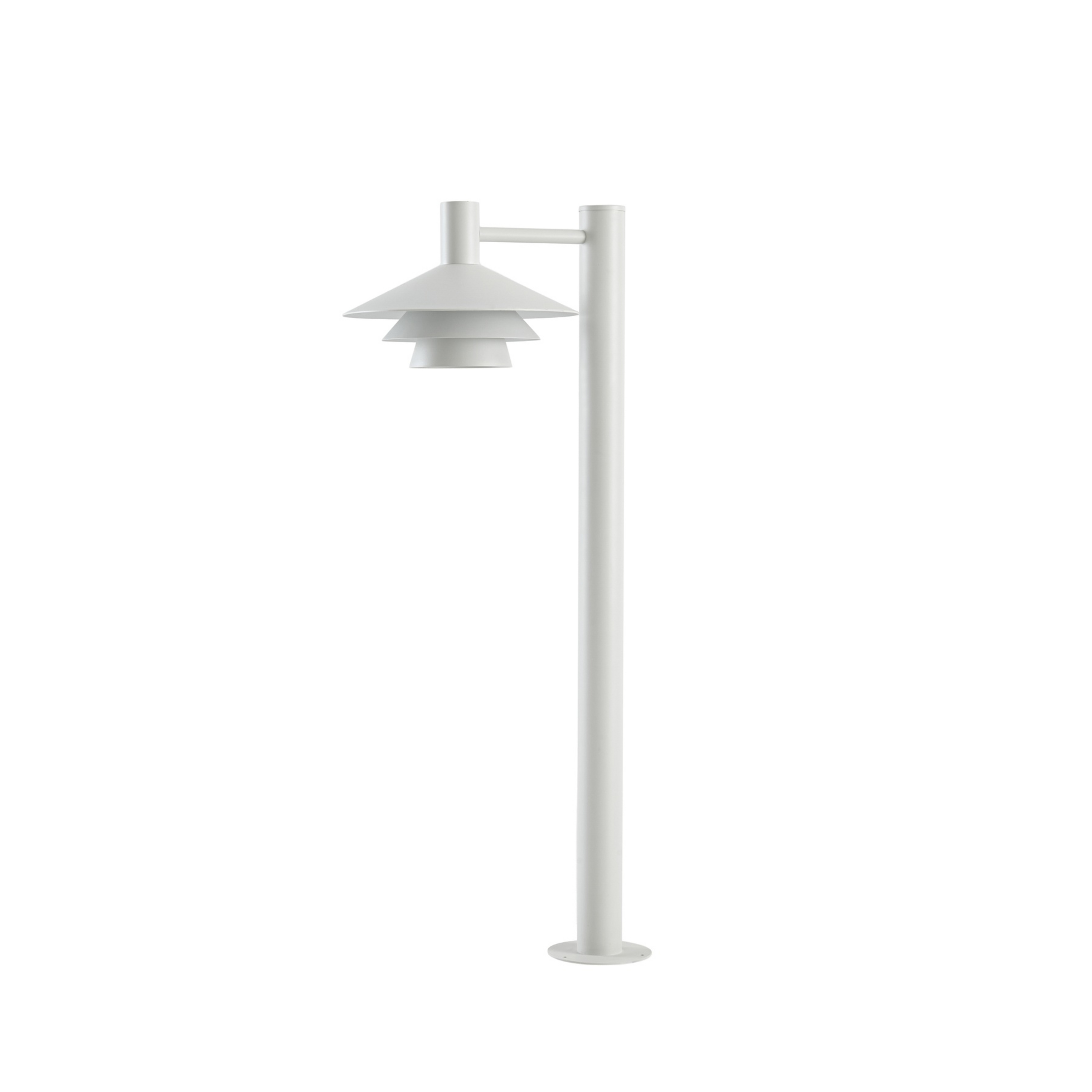 Bornes lumineuses LED Montaro, blanches, 100 cm, aluminium, IP54 - Lucande