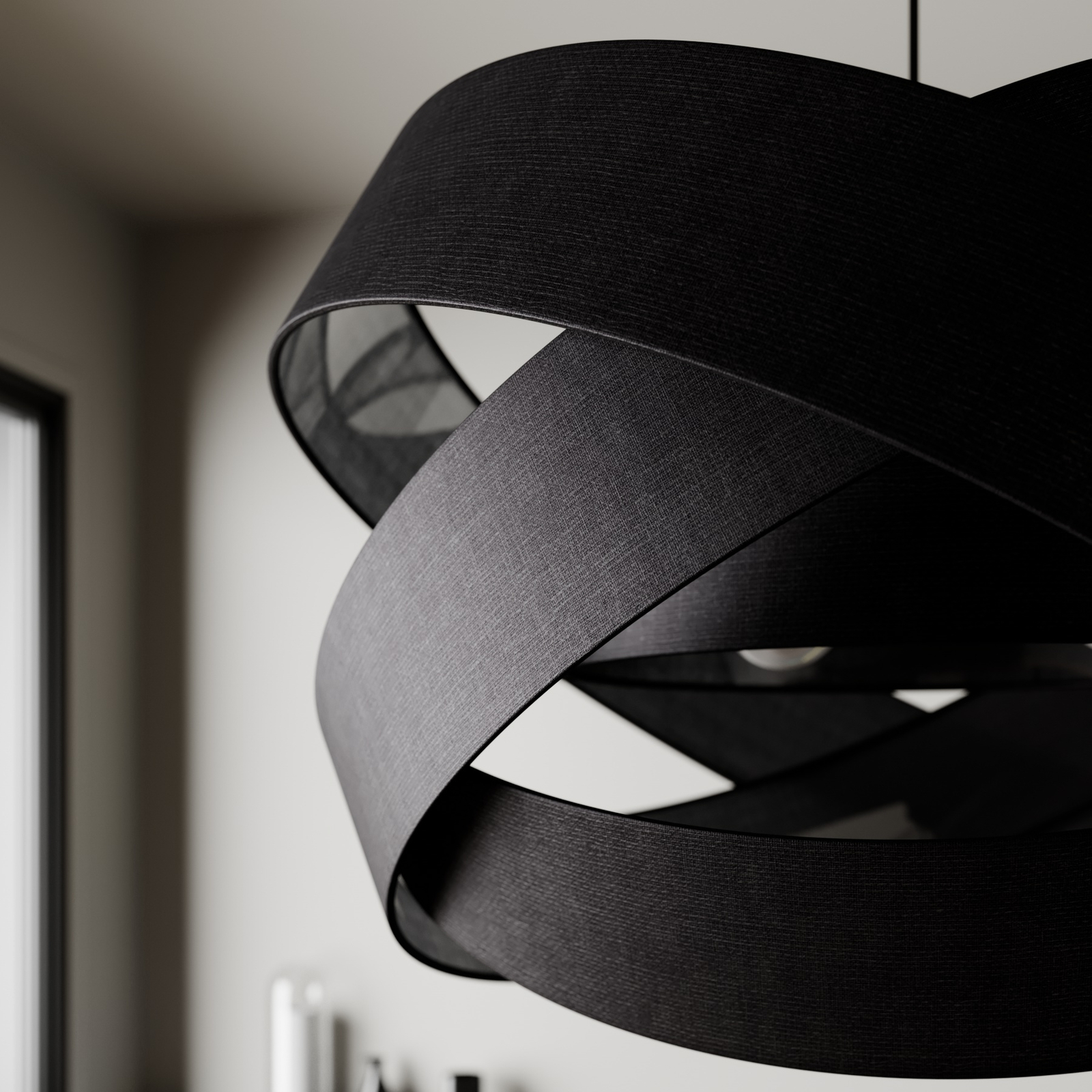 Simaria Candeeiro Suspenso Black - Lindby