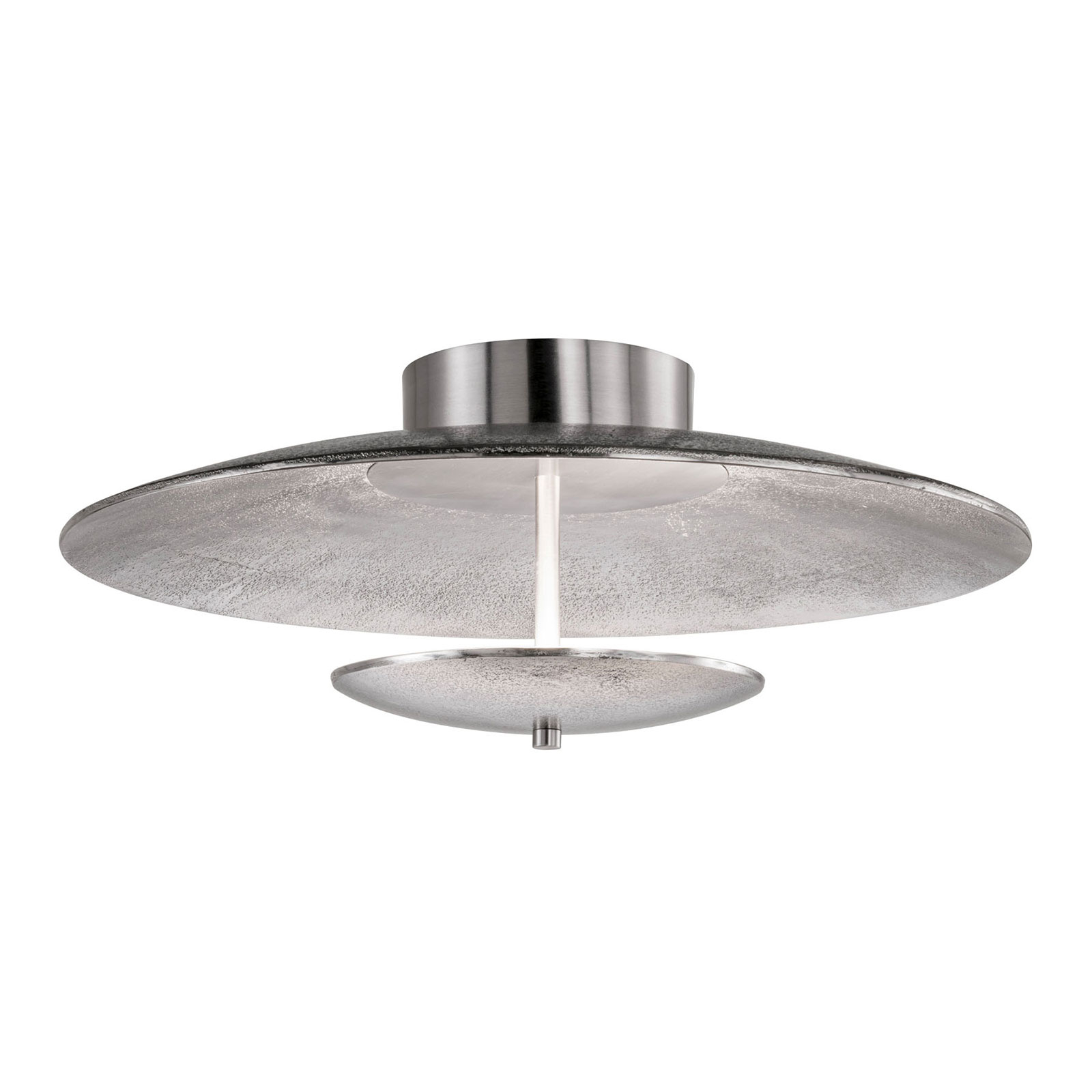 Fischer & Honsel Rennes LED ceiling light, remote control, Ø 50cm, for Living / Dining Room, metal, 24 W, energy efficiency: A+, H: 21 cm