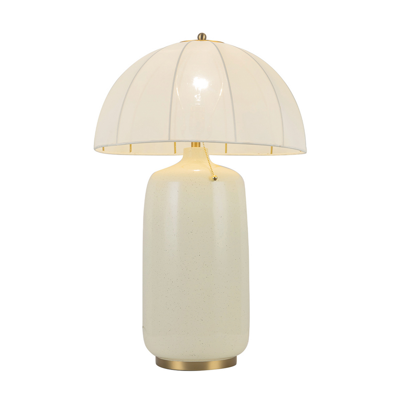 Lampa stołowa Crosby, beżowa, wysokość 70 cm, tkanina/metal Lampa stołowa Crosby, beżowa, wysokość 70 cm, tkanina/metal