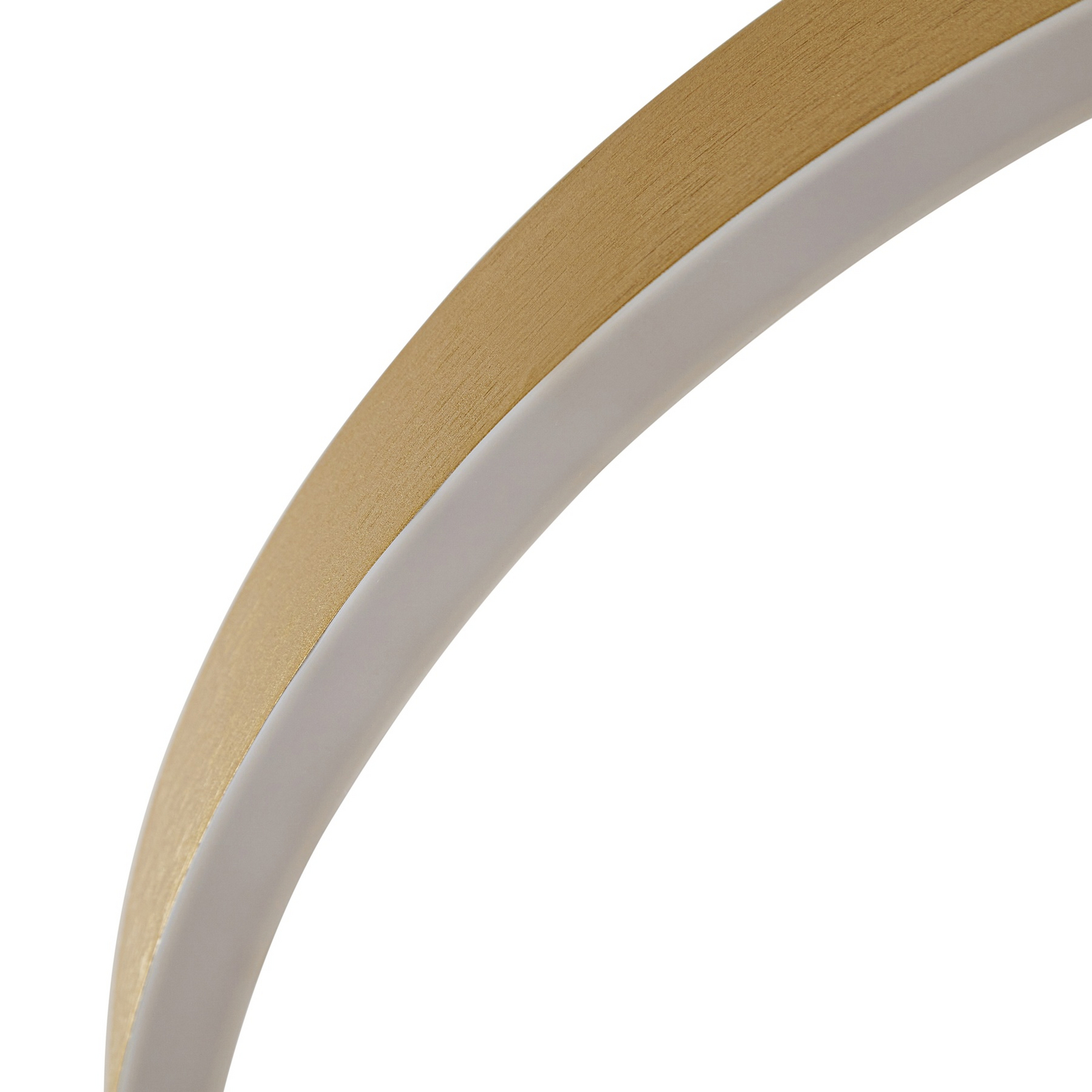 Lucande LED Pendant lamp Yonam, gold, Ø 60 cm