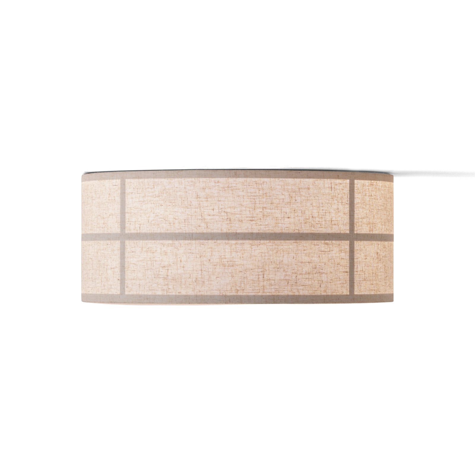 Audo ceiling light Hashira, natural colour, linen, Ø 50 cm