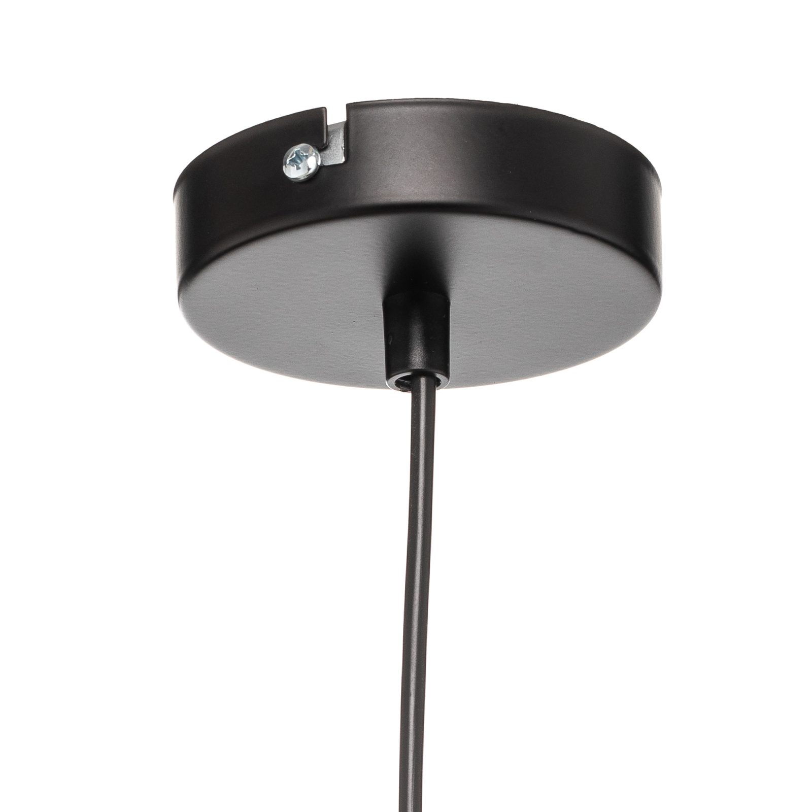 Nanu metalen hanglamp zwart 1-lamp