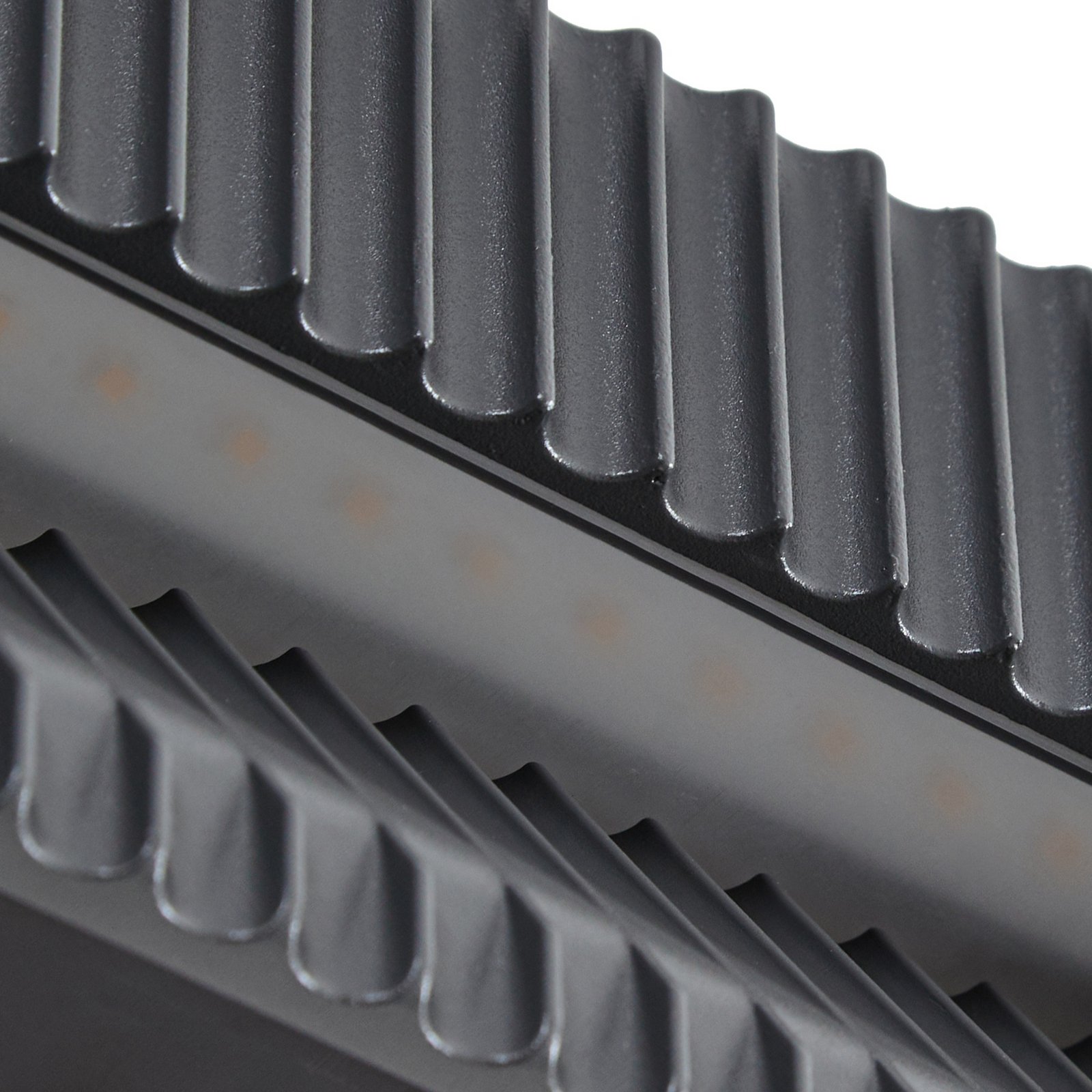 Lucande LED beépíthető fali lámpa Tavion, 25 cm, antracit, IP65