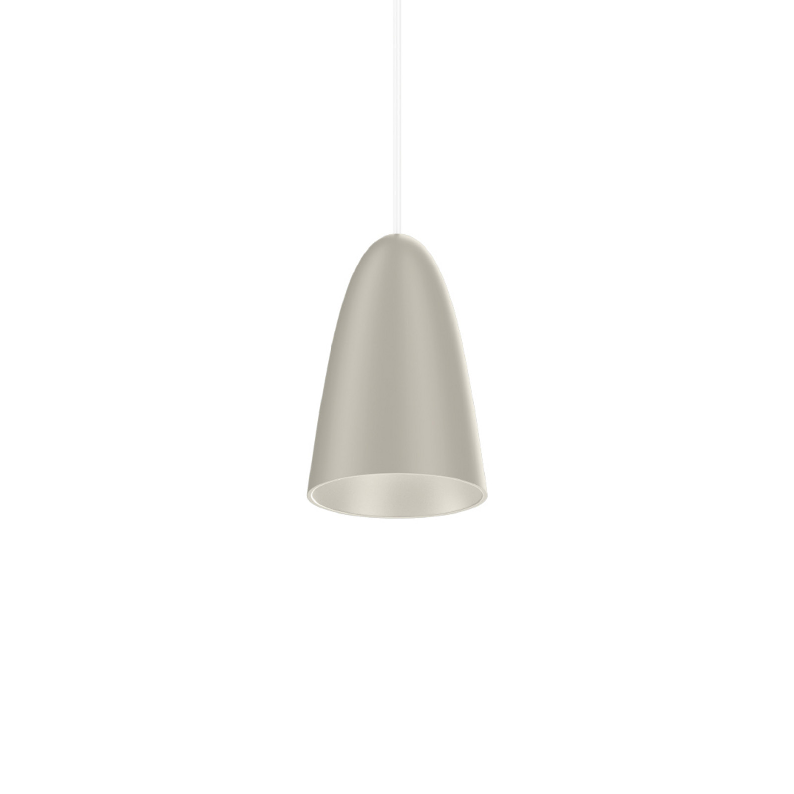 Wever & Ducré Lighting Lampă suspendată LED WEVER & DUCRÉ Cozy Zone 1.0 gri 2.700 K - Camera de zi / sufragerie - Modern - gri-mătăsos - Aluminiu