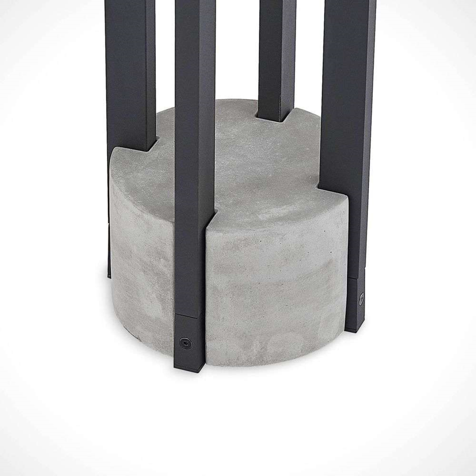 Kalisa Round Tuinlamp H68 Dark Grey - Lucande