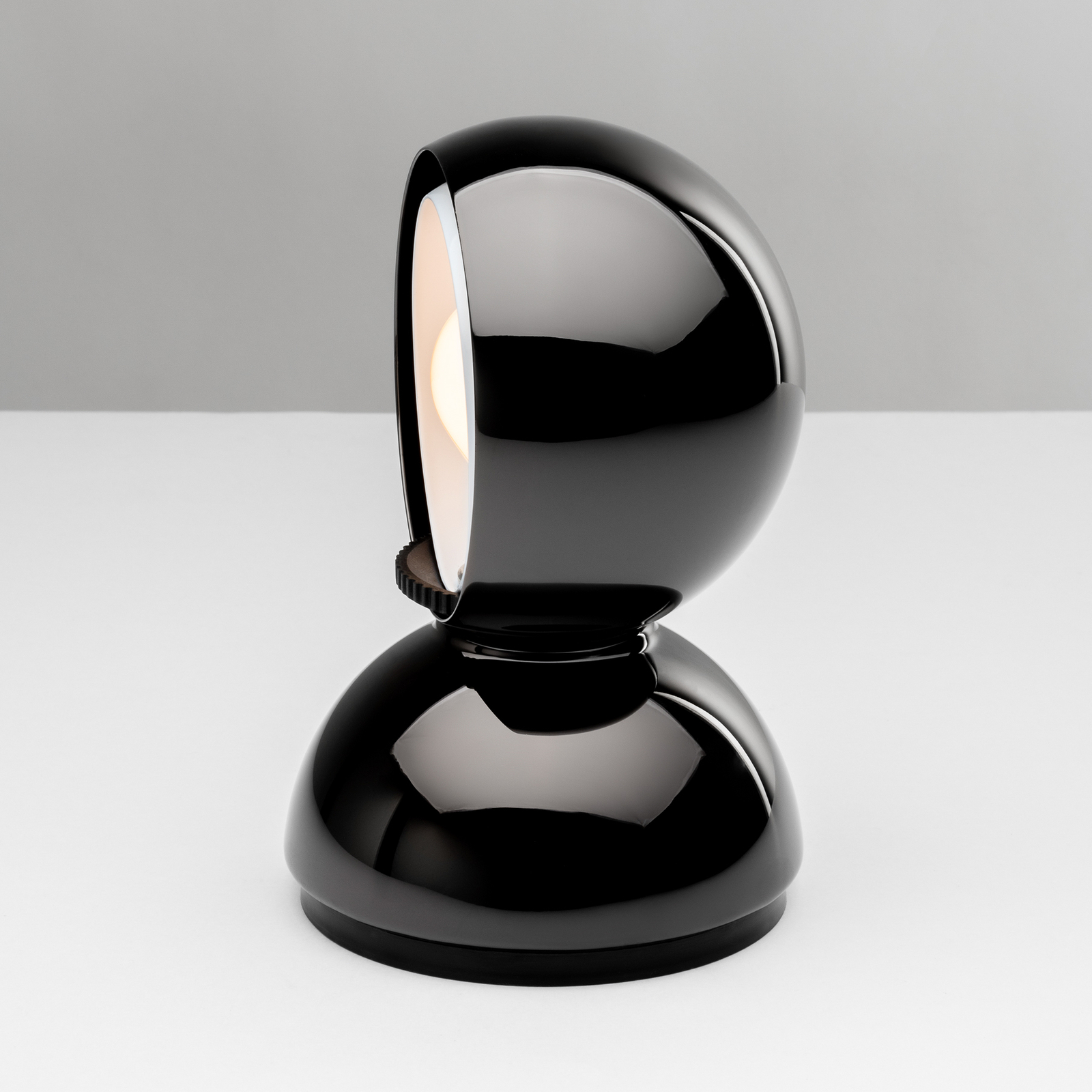 Artemide Eclisse table lamp, glossy black