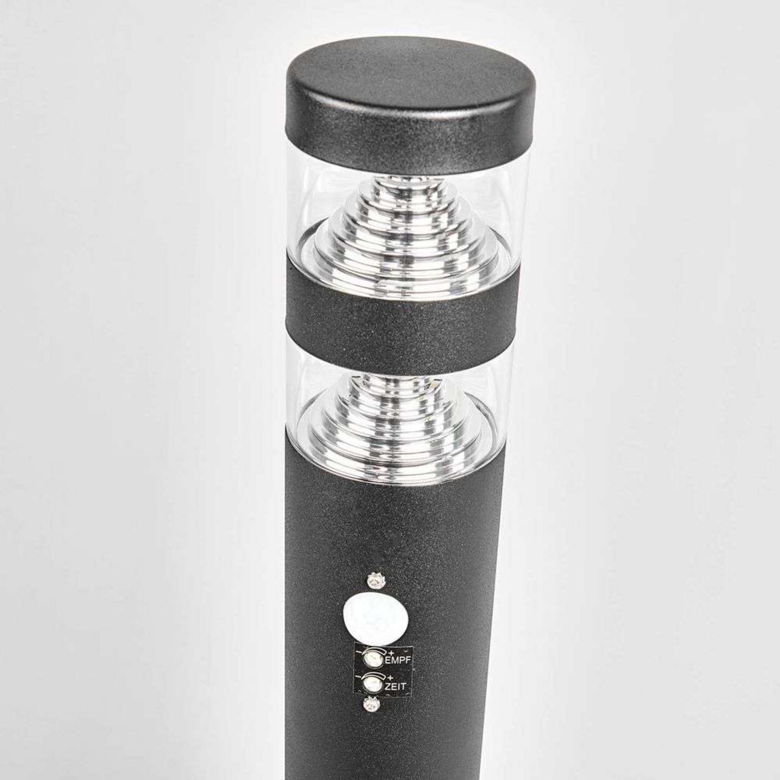 Lanea LED Hage Lampe w/Sensor Black/Clear - Lindby