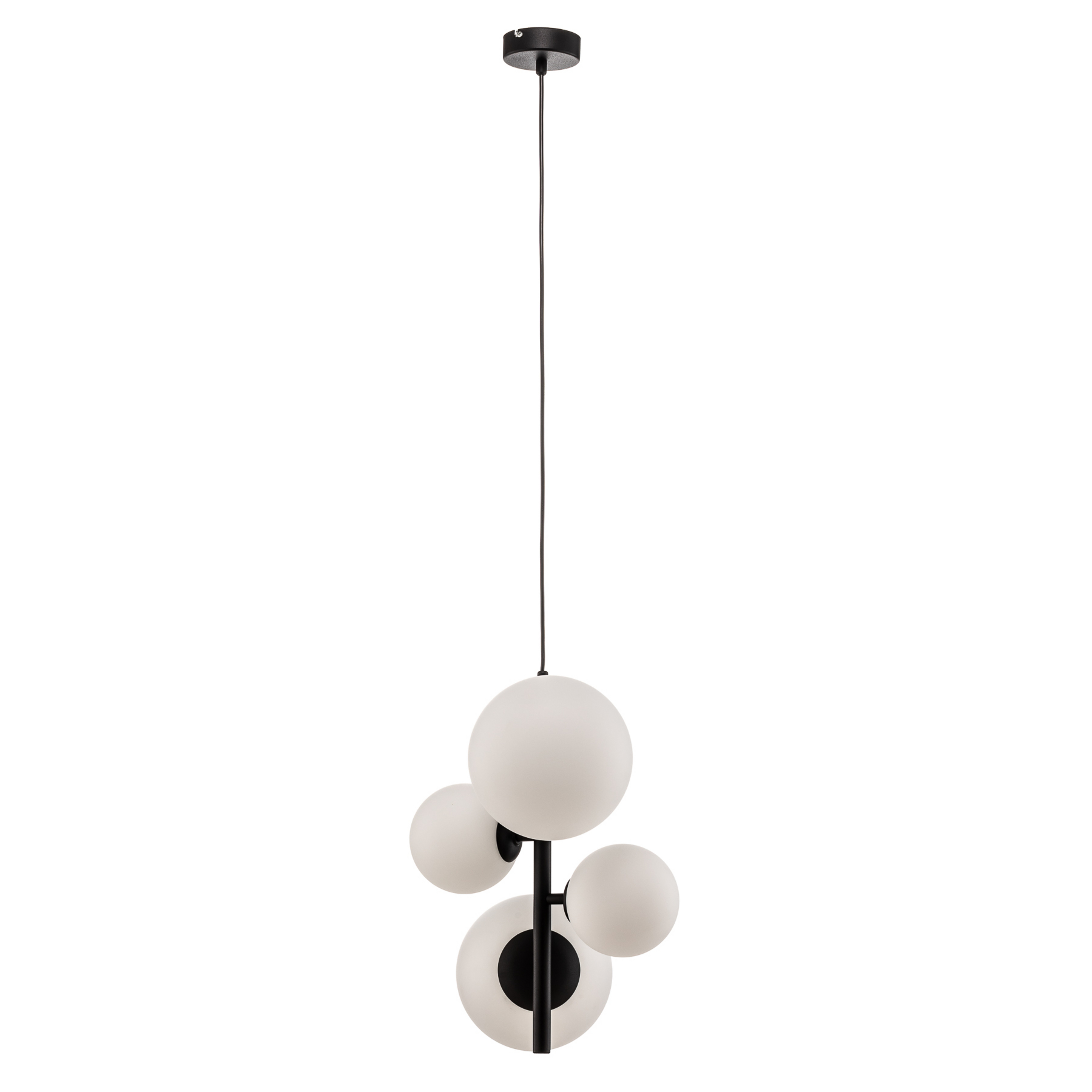 Dione Hängelampe, schwarz, 4-flammig - ALDEX