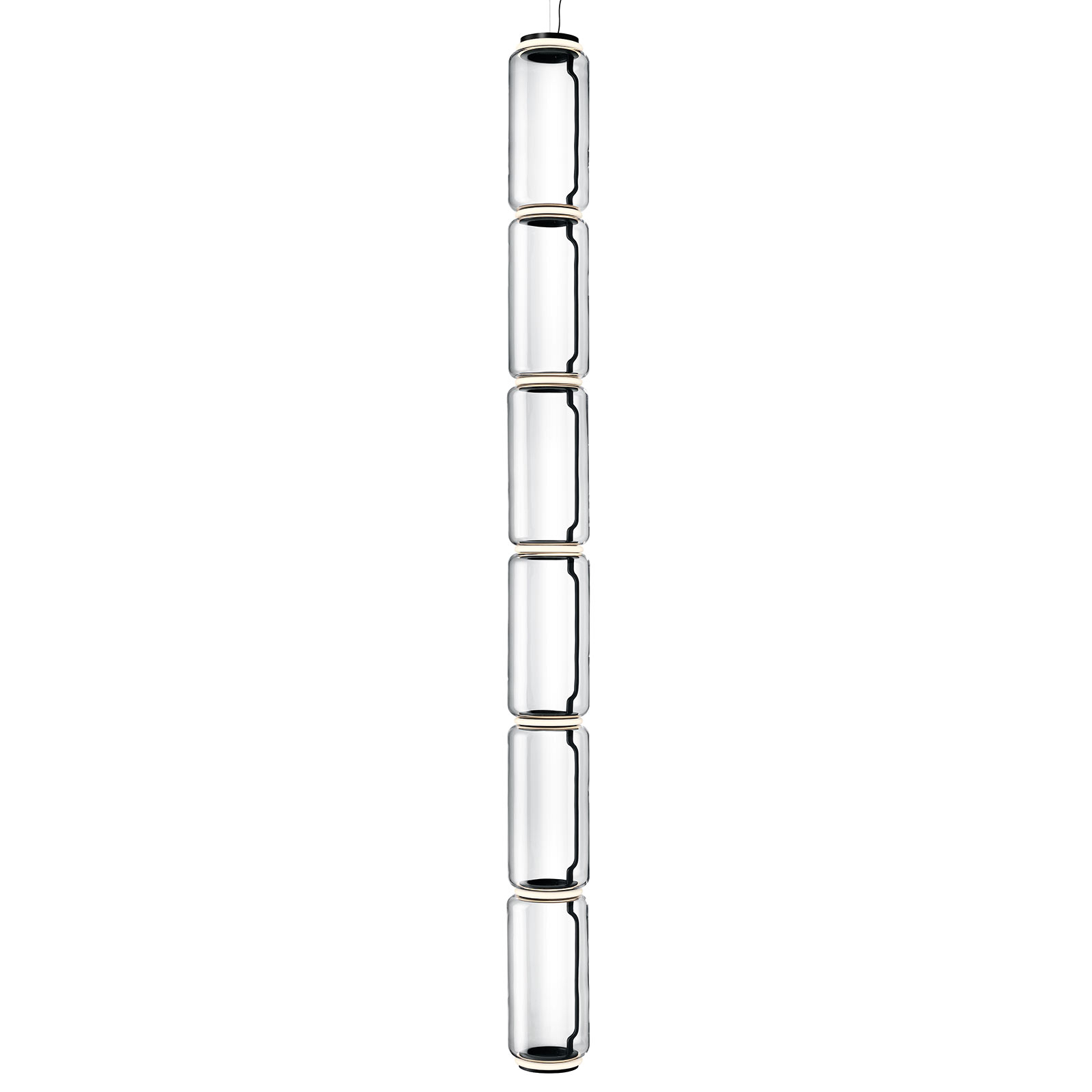 FLOS Noctambule LED hanging light high cylinders