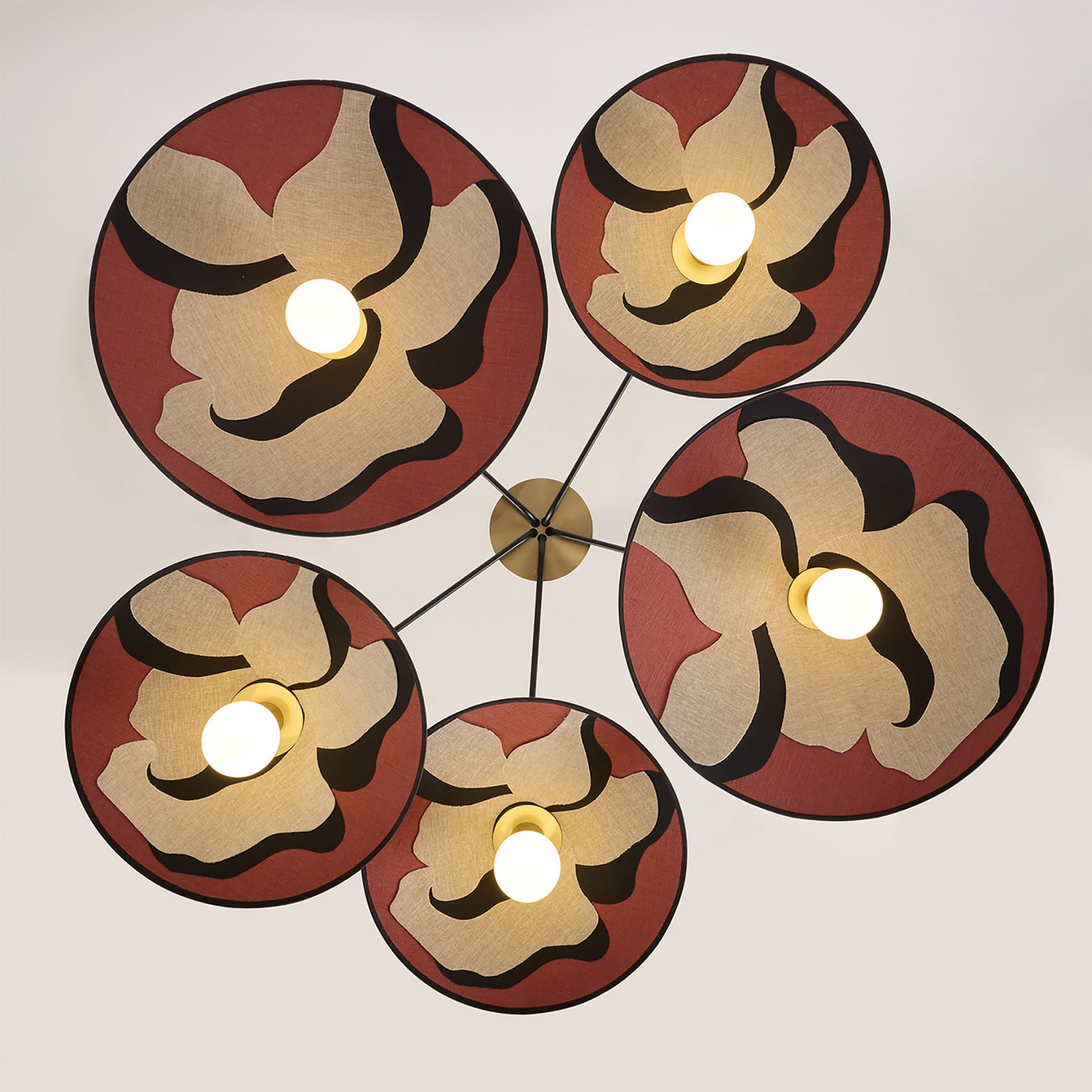 Sonia Laudet Lampada a sospensione, massala, a 5 luci - MARKET SET