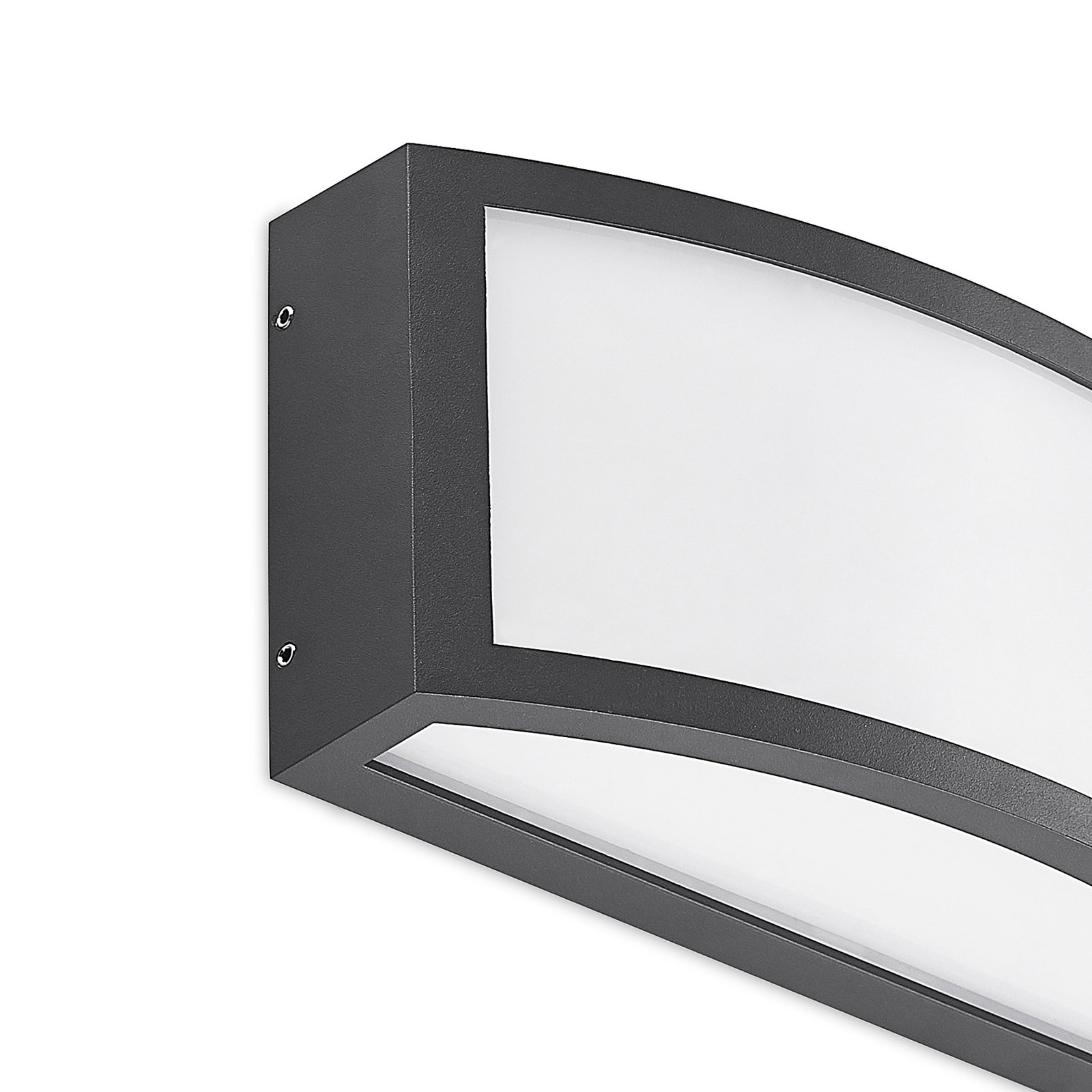 Jakari Candeeiro de Parede Exterior Dark Grey - Lindby