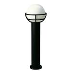 Bollard light with opal glass, black