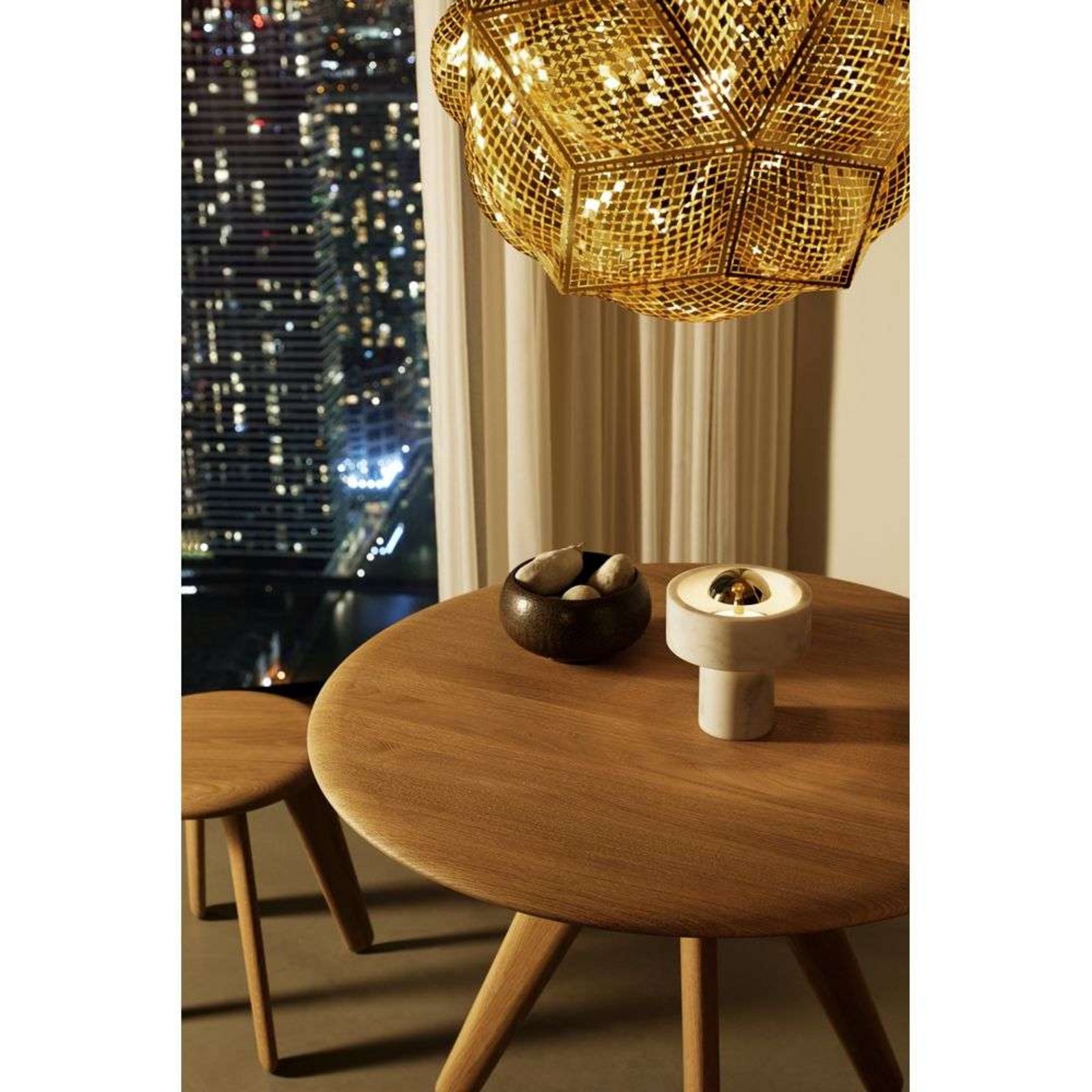 Stone Portable Candeeiro de Mesa Gold - Tom Dixon