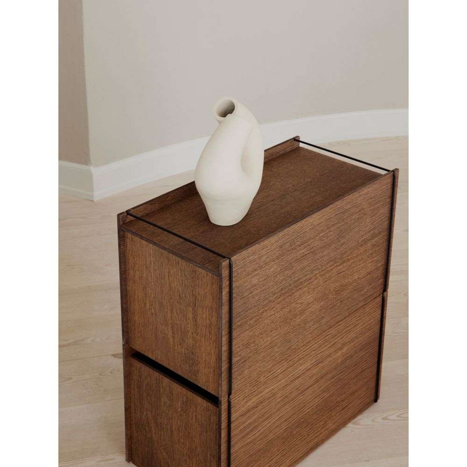 Lid Storage Box Smoked Oak - Moebe