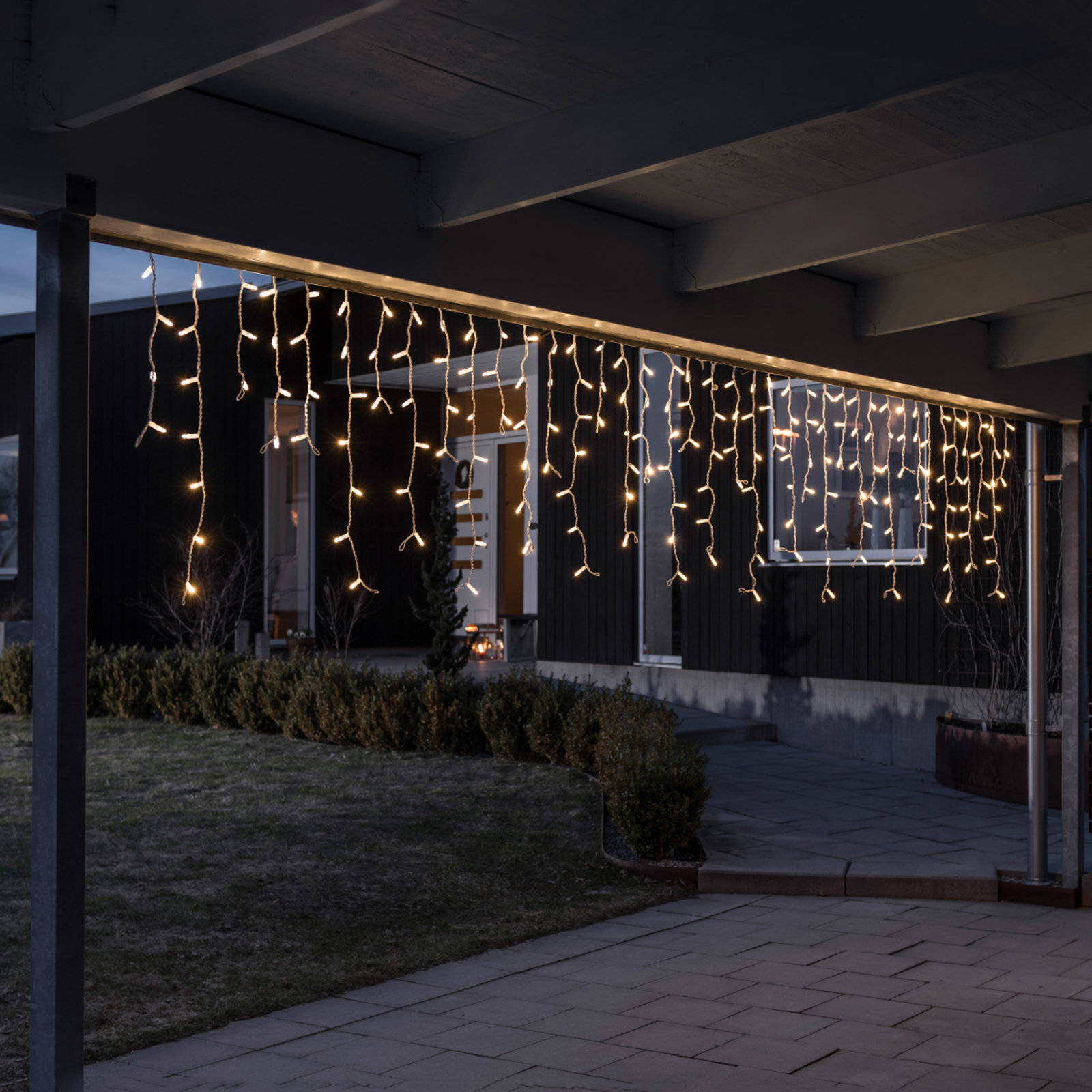 Cortina de luces LED moldeada sistema 24V básico Lampara.es