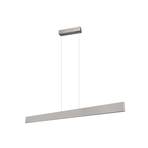 Galway LED pendant light, matt nickel, up/down, CCT, metal