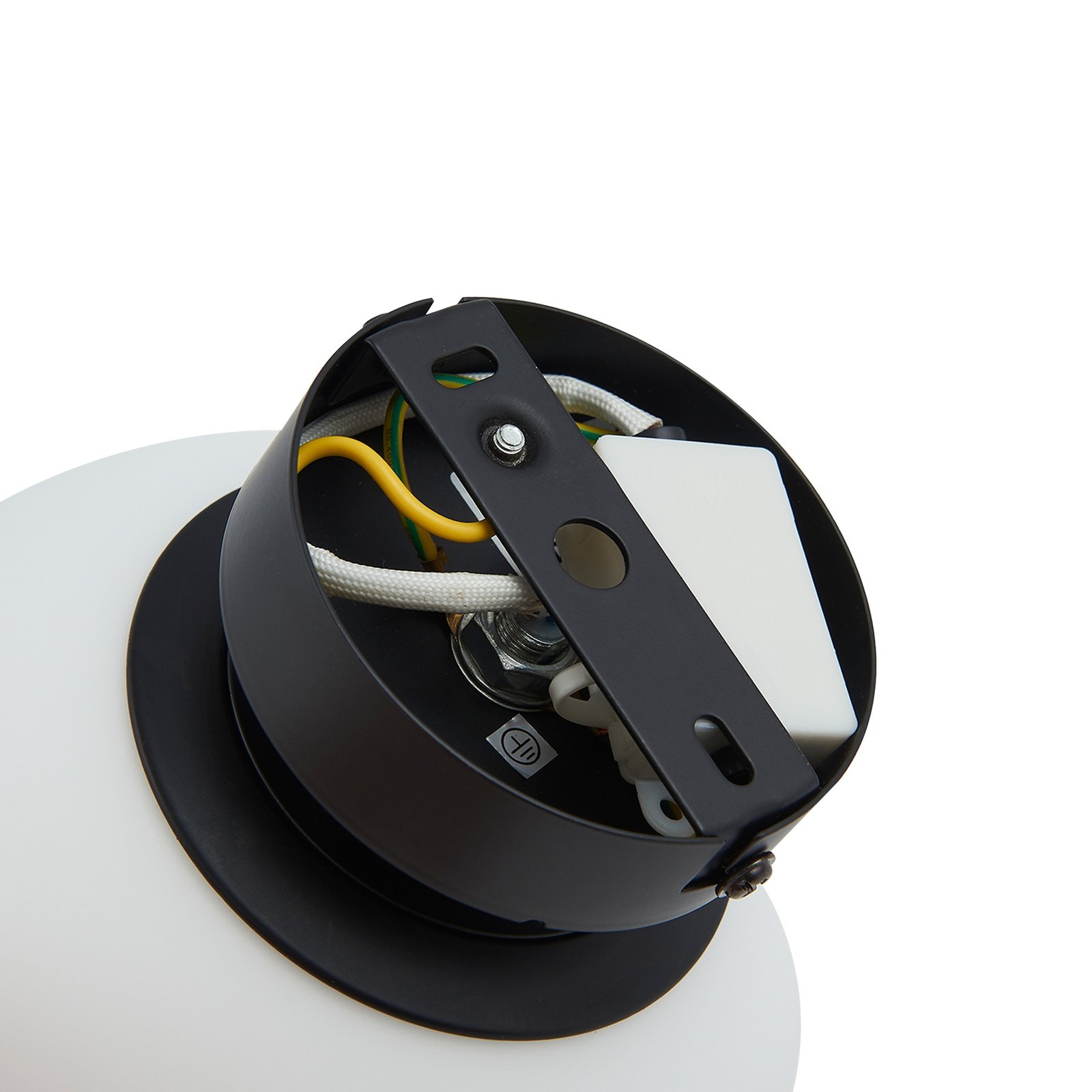 Bidolo Plafonnier IP44 Noir - Lucande
