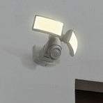 Εξωτερικός προβολέας με αισθητήρα LED ARC, λευκός, 28 cm, 2 φτερά, IP54