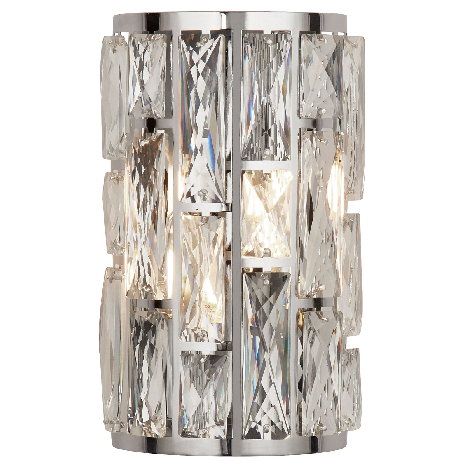 Bijou wall light with crystals