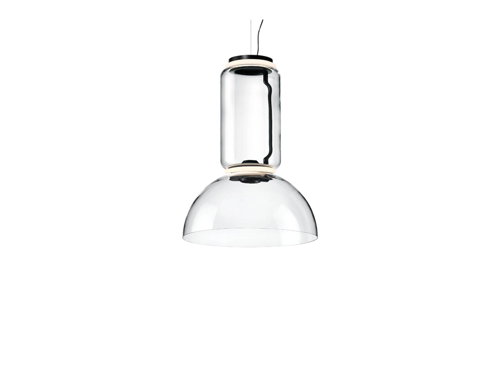 Noctambule S1 Lustră Pendul Low Cylinder & Bowl - Flos