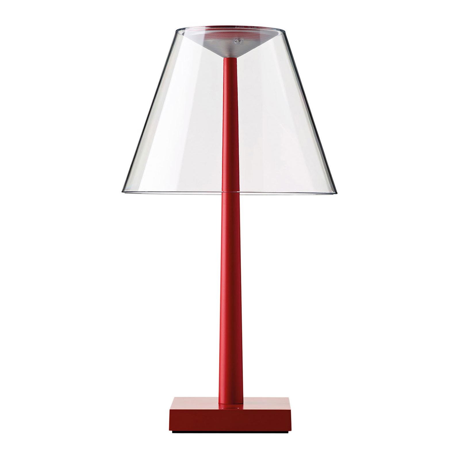 Rotaliana Dina+ T1 LED-akkupöytälamppu, punainen