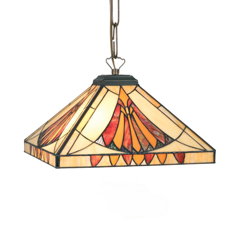 Kwadratowa lampa wisząca AMALIA