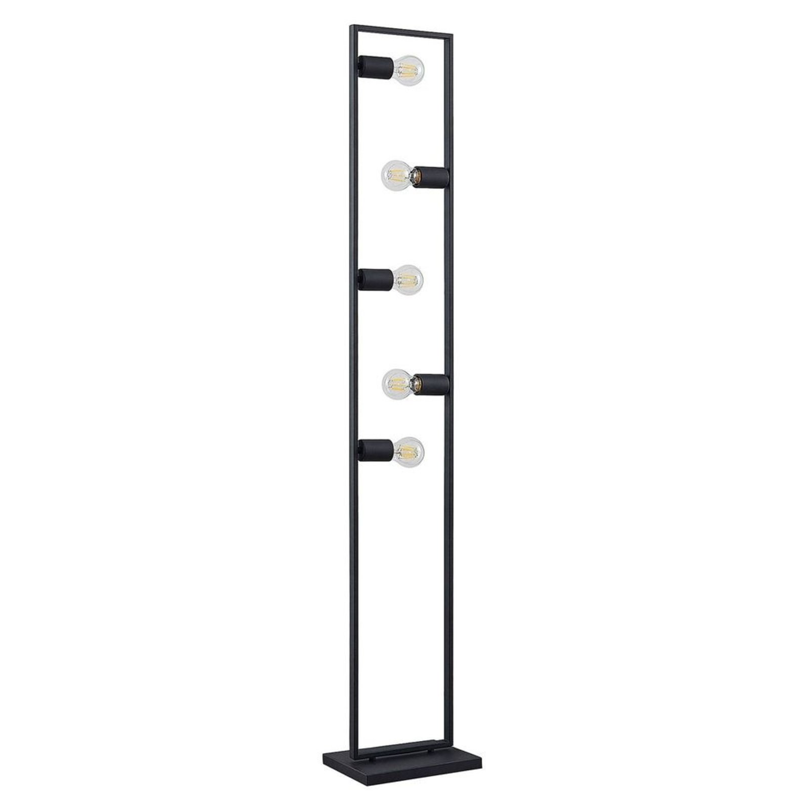 Sherwin 5 Floor Lamp Black - Lindby