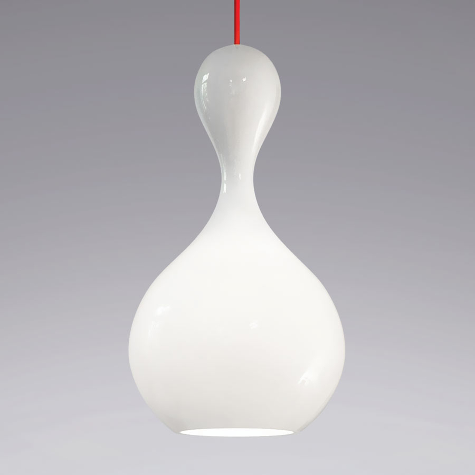 next Blubb - hanging light made of glass, opal
