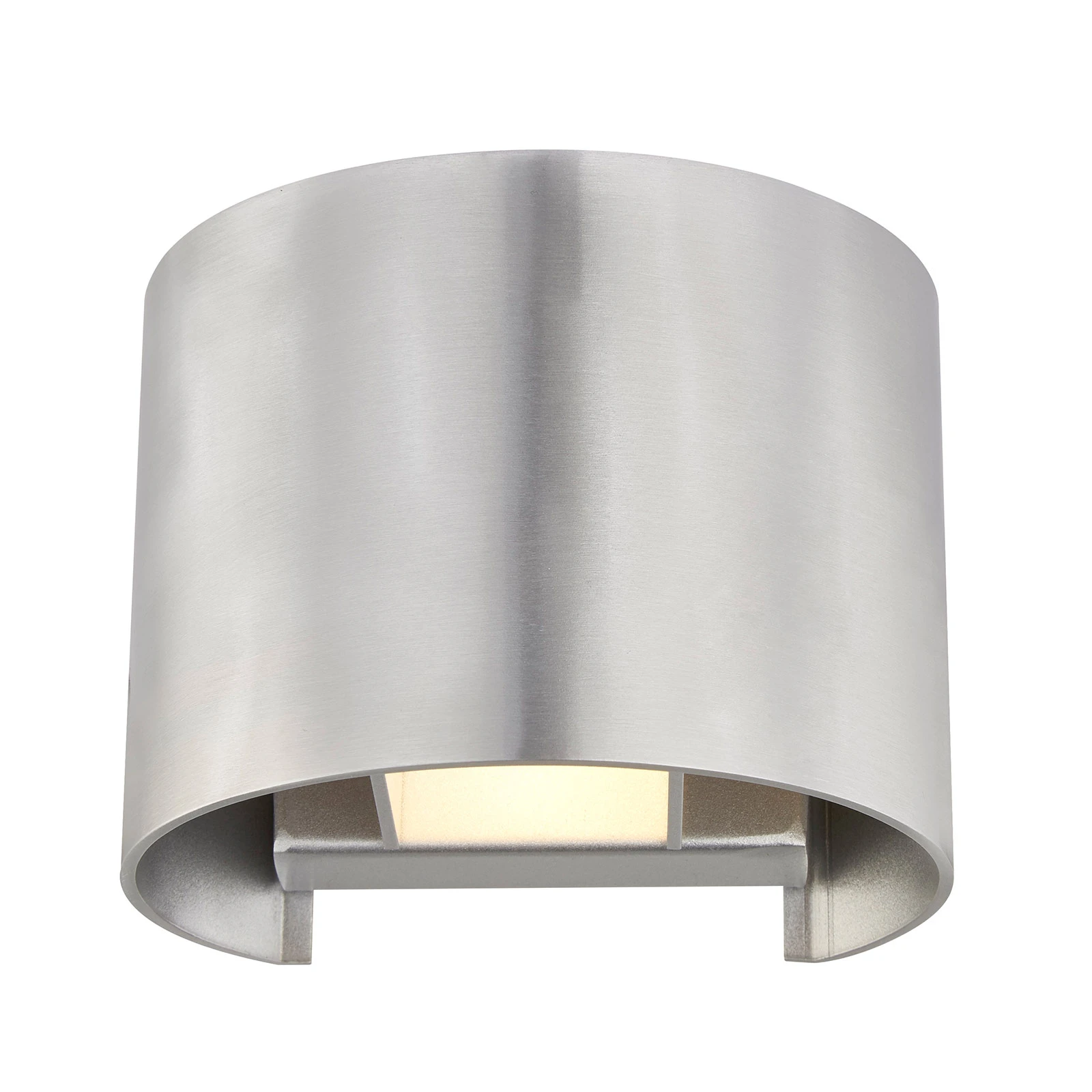 Arcchio Wandleuchte Zuzana, rund, alufarben, G9, 13 cm breit