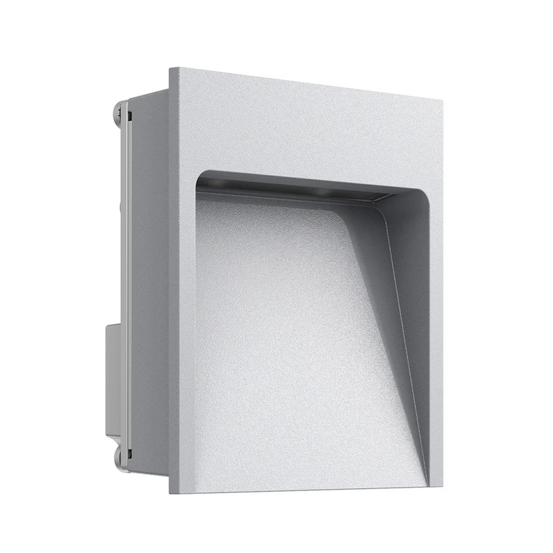 Flos – My Way Utomhus Inbyggdsvägglampa 110X100 2700K Grå