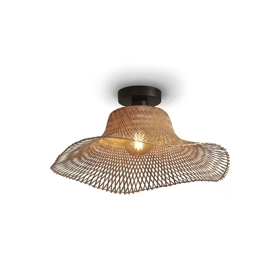 Lampenwelt GOOD & MOJO Ibiza Deckenlampe Ø 50cm natur