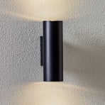 Wandlamp Marley 2-lamps zwart