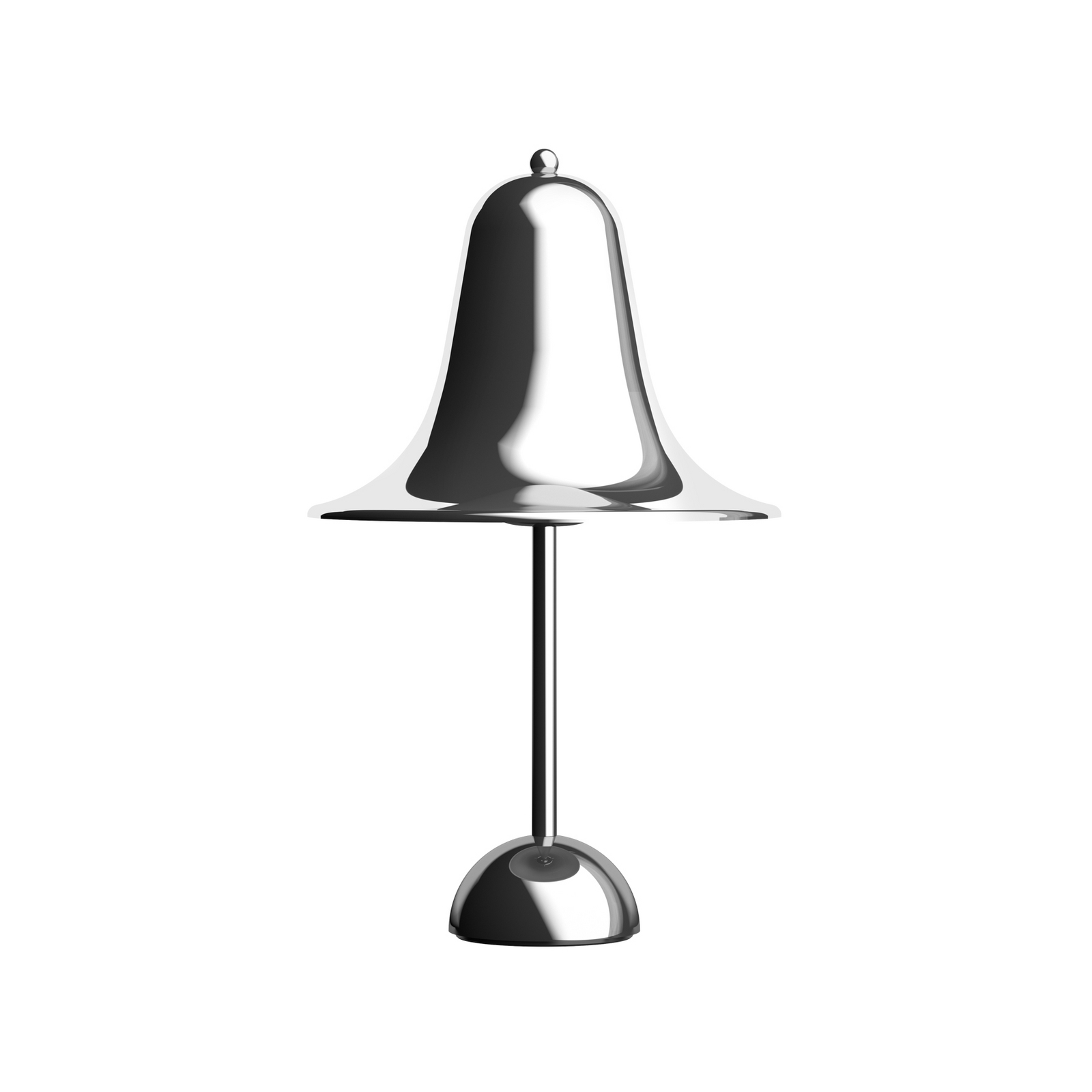 Candeeiro de mesa Pantop Ø 23 cm cromado - VERPAN