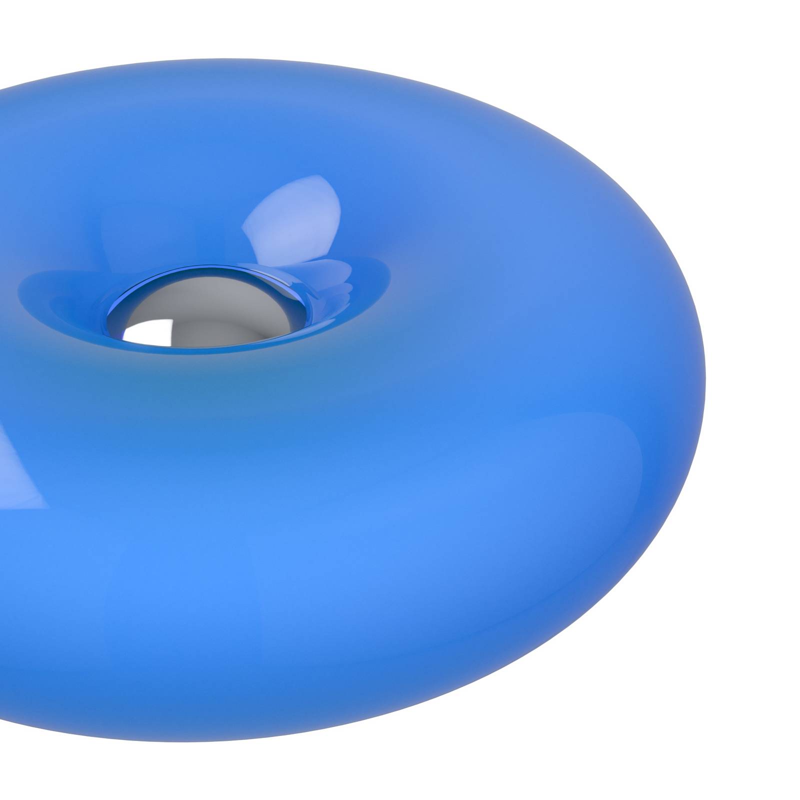 EGLO LED tafellamp Basile, blauw, glas, 2.700 K