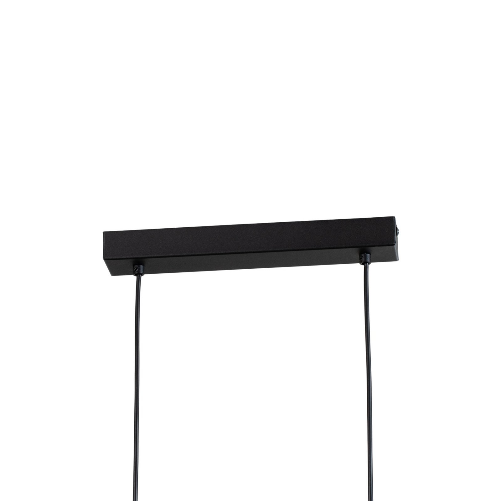 Pendellampe Forest, træ lys/sort, jute natur, 3 lyskilder.