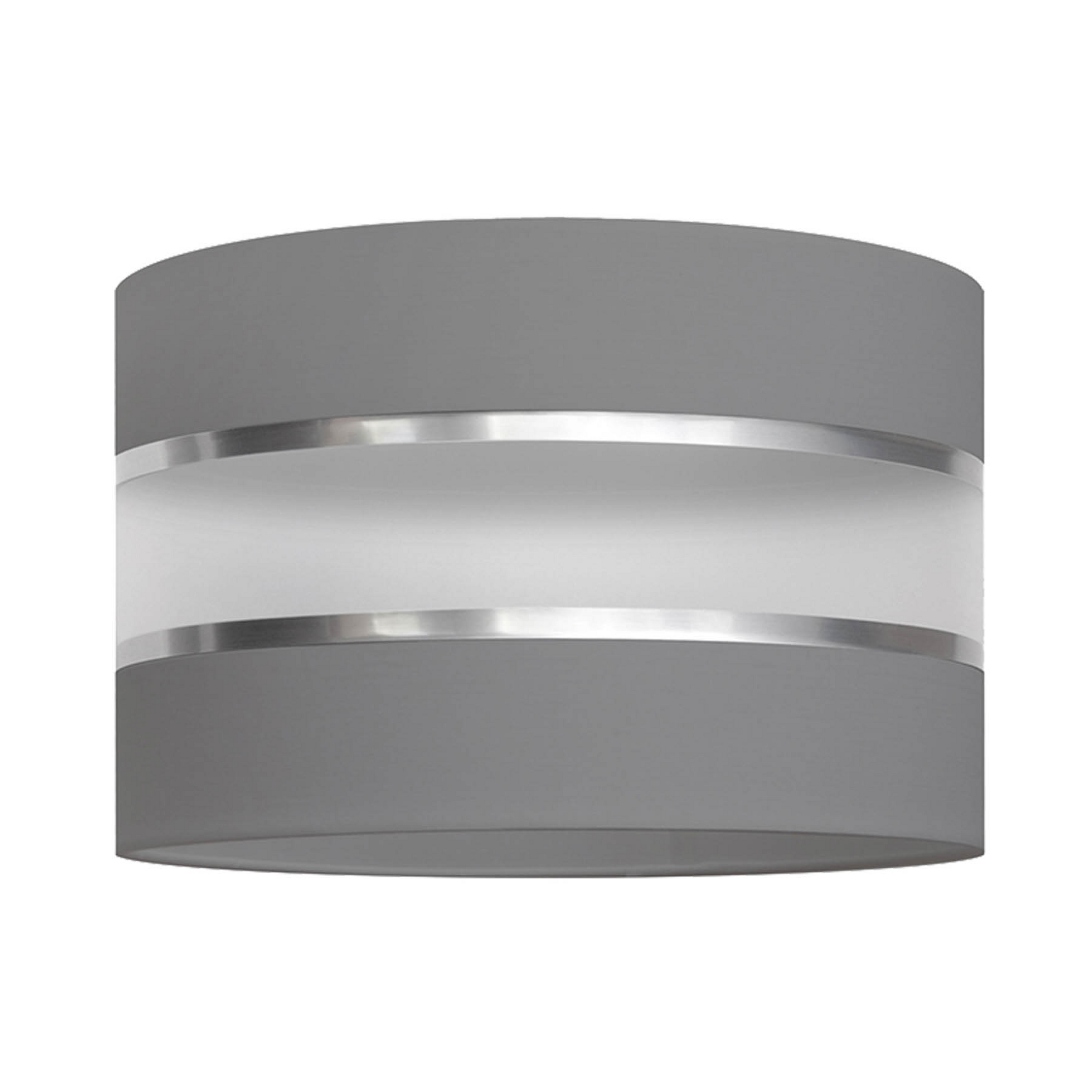 Lampenschirm Helen E27 Ø25/Höhe 15cm grau/silber