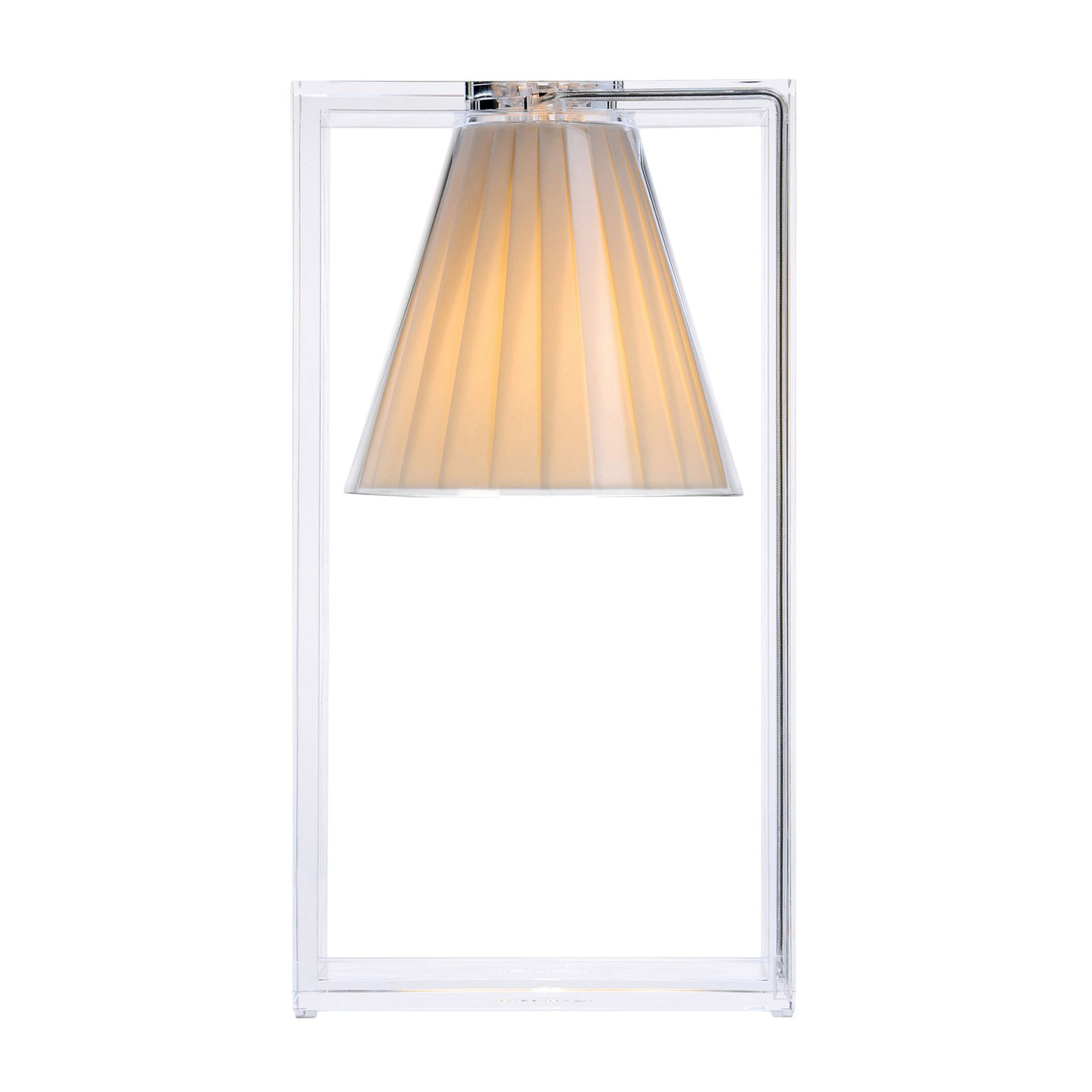 Kartell Light-Air bordlampe med stofskærm