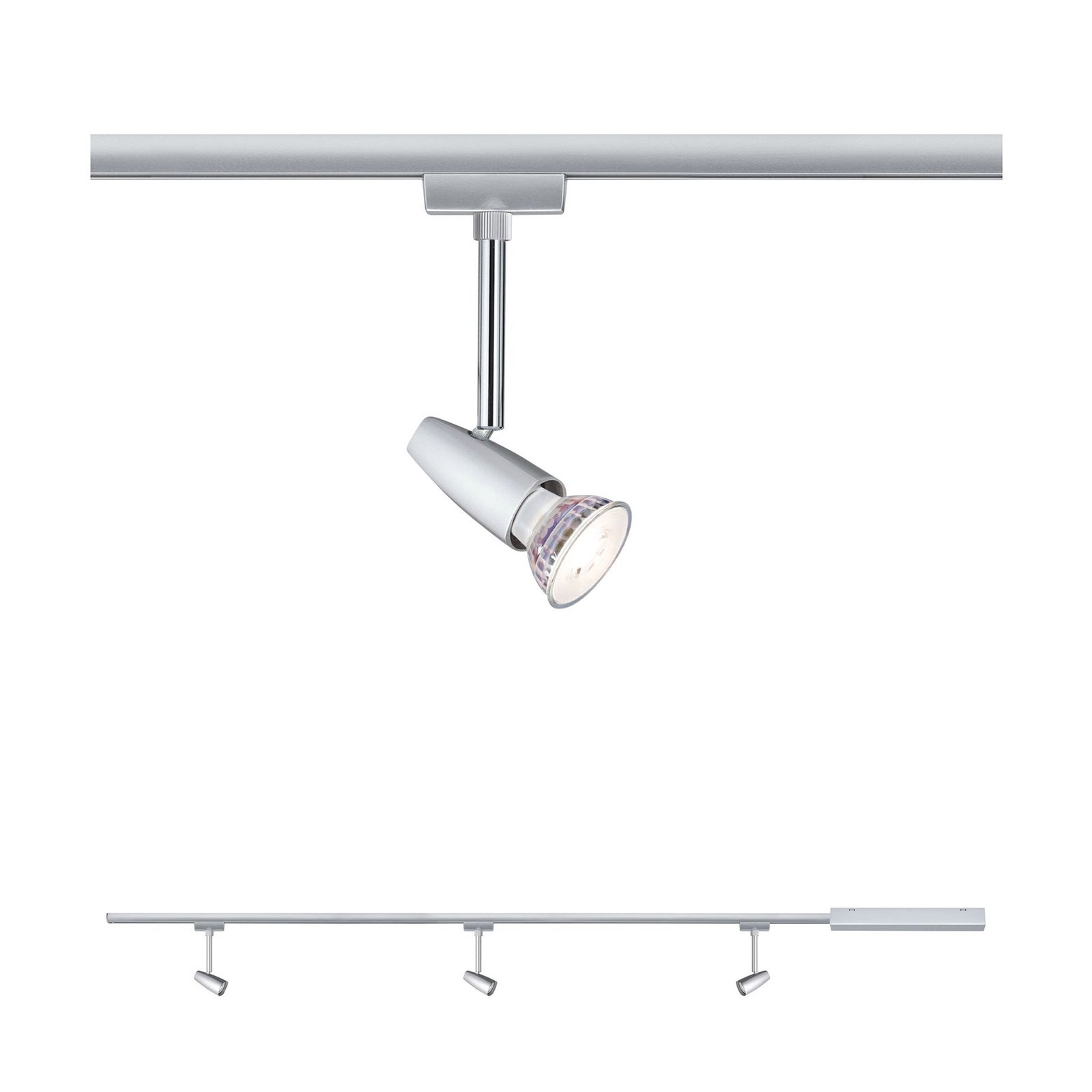 Barelli 3 Plafonnier Urail-set Chrome - Paulmann
