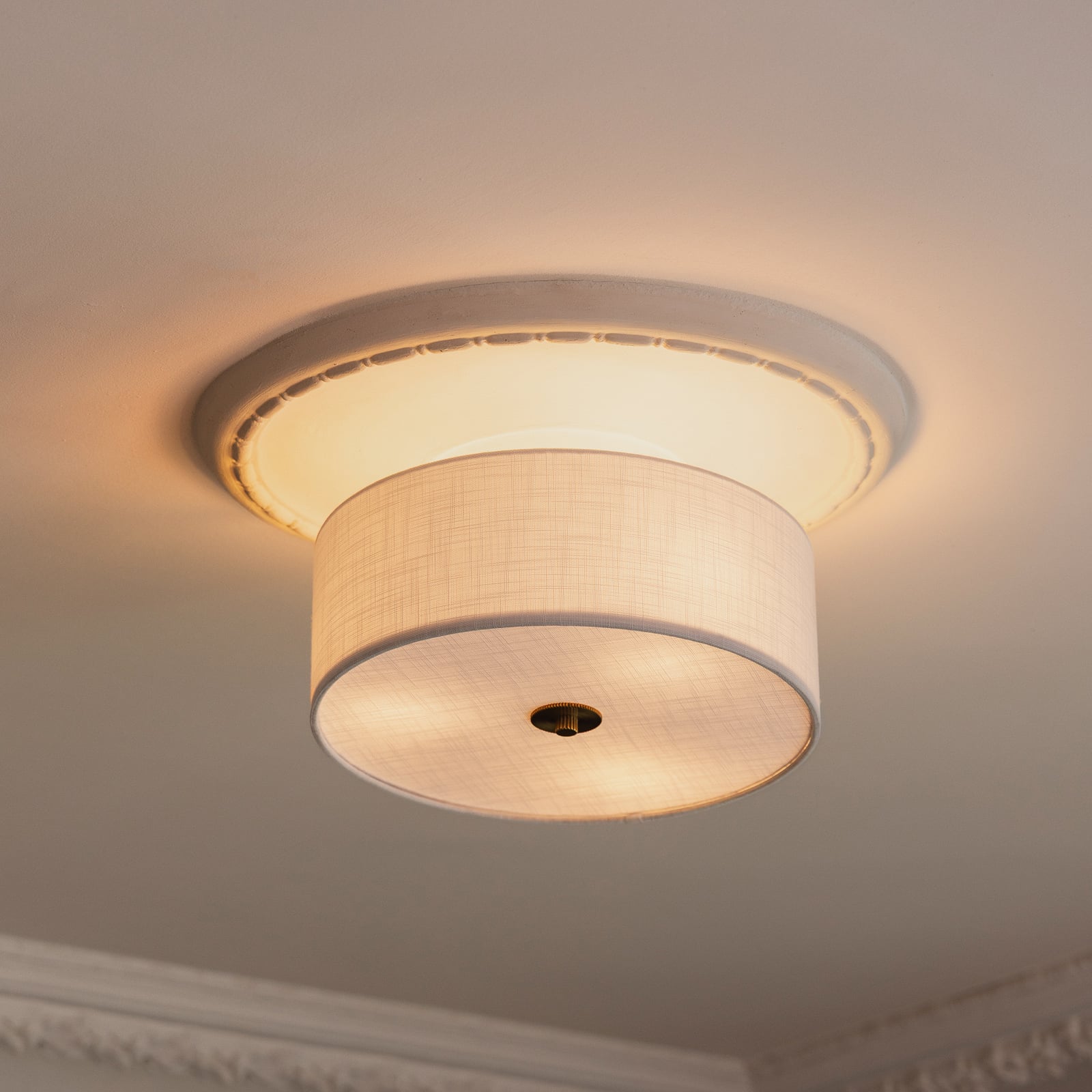 Globen Lighting plafondlamp Noah Ø 35 cm, wit