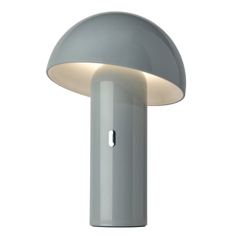LED-bordlampe Svamp med batteri, dreibar, skjerm