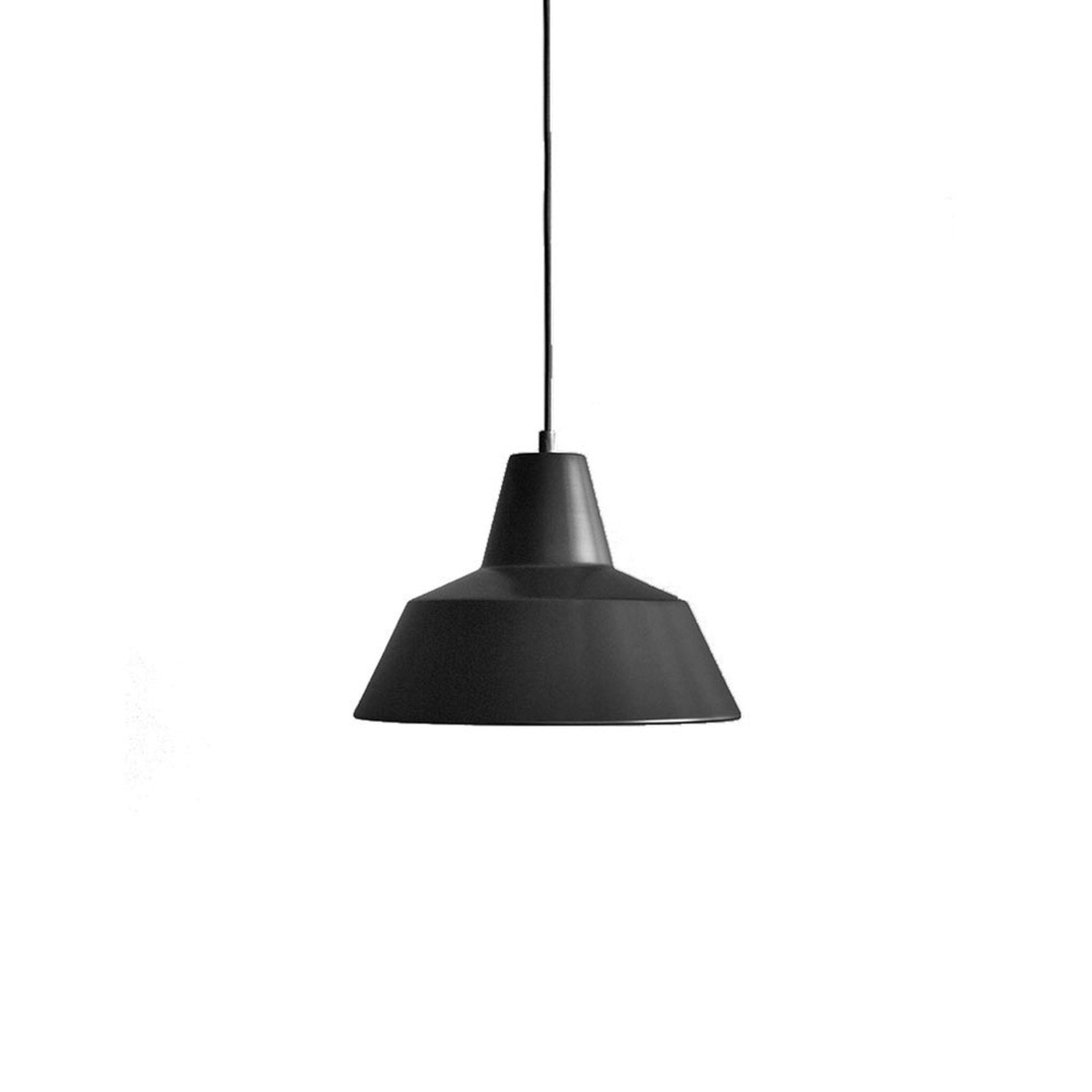 Workshop Lamp W3 Matte Black - Made By Hand