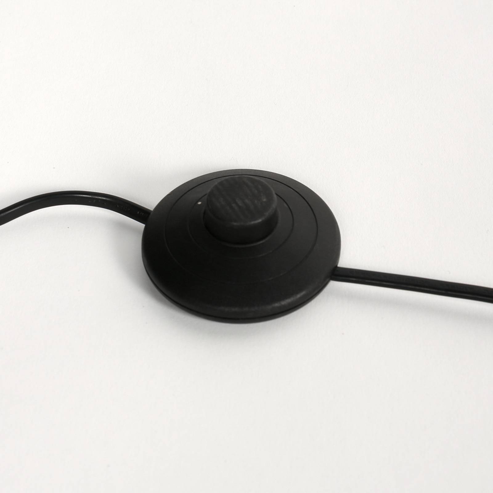  Mexlite Stehleuchte Sumba, 2-fl., Schwarz, Bambus Natur/schwarz, E14 