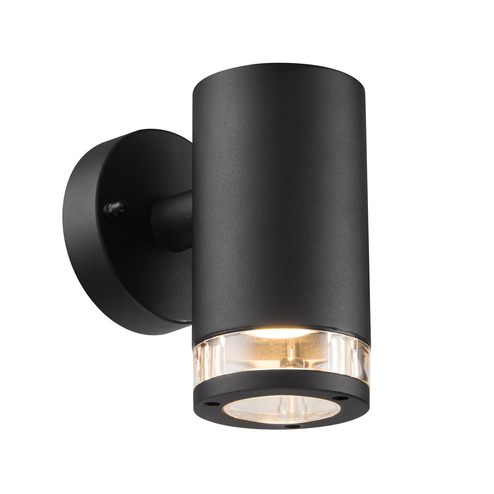 Birk Single Aplique Exterior Black - Nordlux