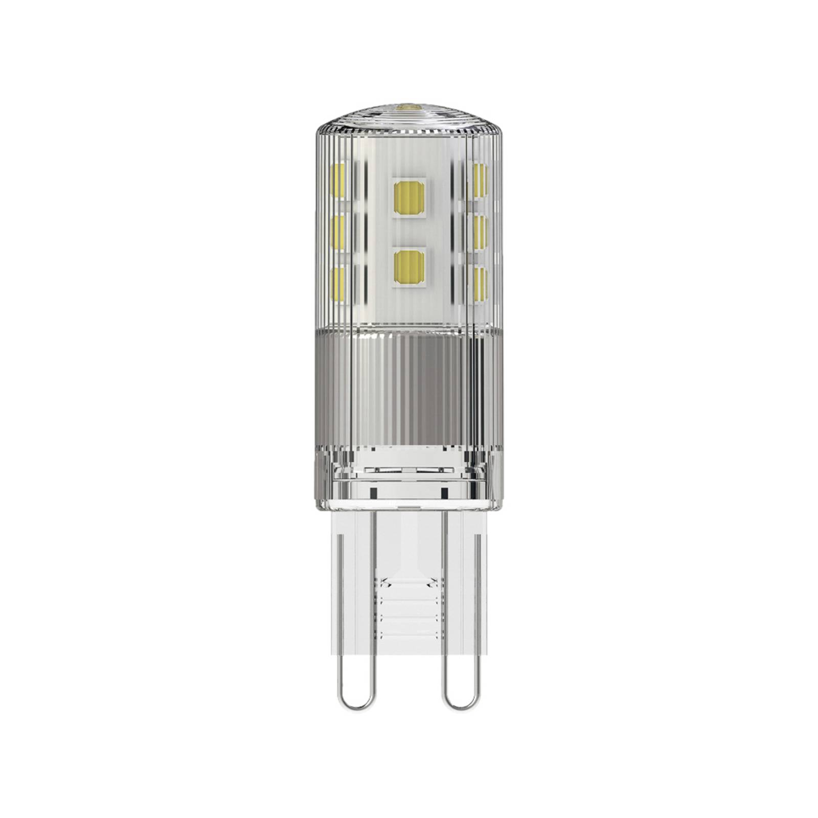 E-shop Radium LED Star PIN, číra, G9, 3W, 2 700K, 320lm, stmievateľná