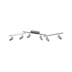 Downlight LED Risell, longitud 142 cm, color aluminio