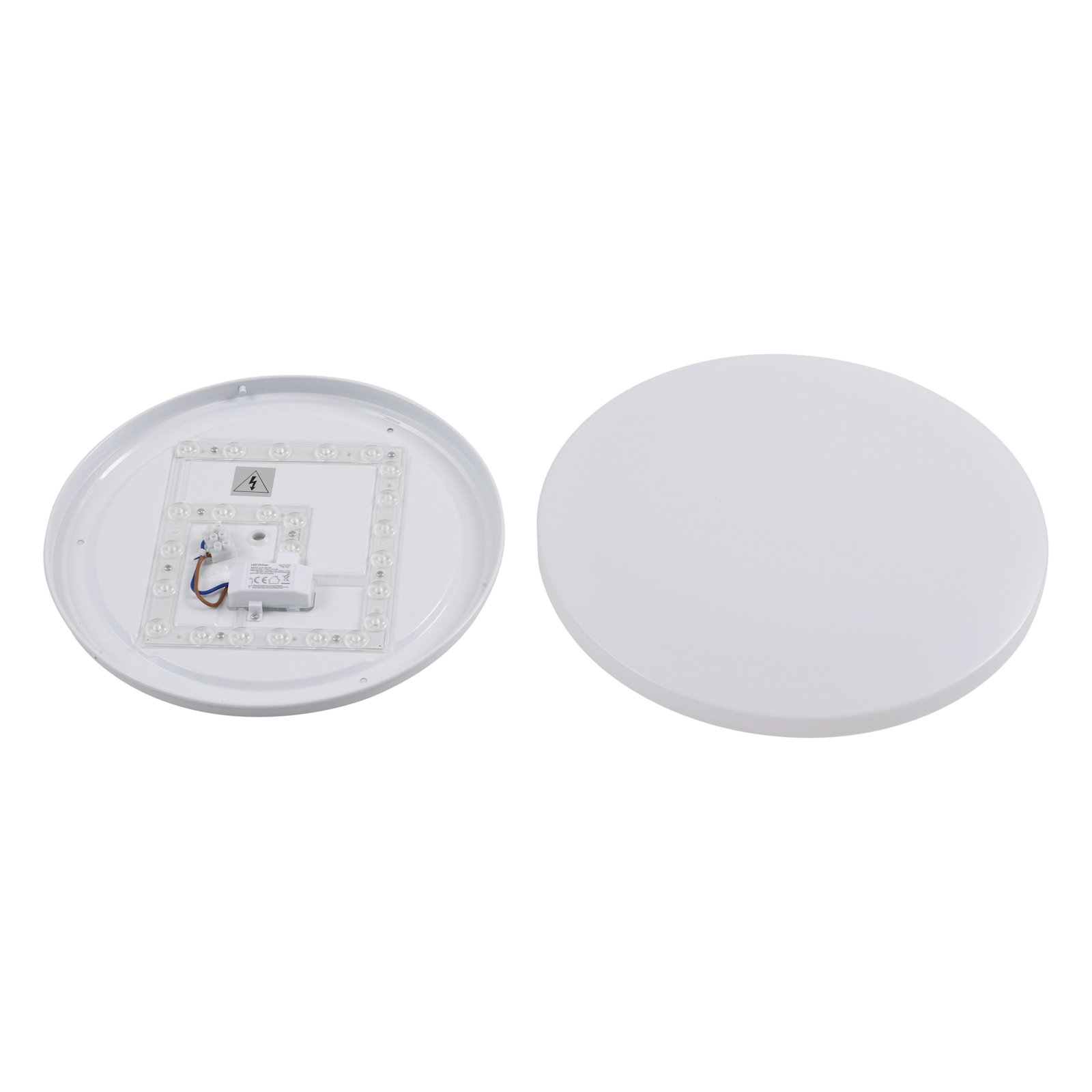 Doki LED Ceiling Lamp 4.000K Ø34 IP44 White - Lindby